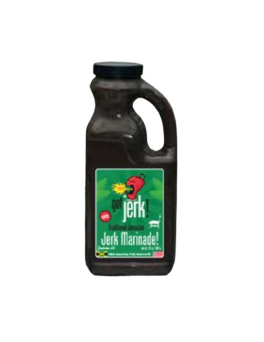 Traditional Jerk Marinade (Spicy) | Authentic Recipe | 32 oz Bottle