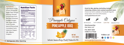 Pineapple BBQ | Authentic Recipe | 12 oz. Bottle