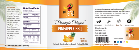Got Jerk! Hot n’ Tasty Pineapple BBQ | Authentic Recipe | 12 oz. Bottle