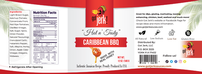 Hot n’ Tasty Caribbean BBQ | Authentic Recipe | 12 oz. Bottle